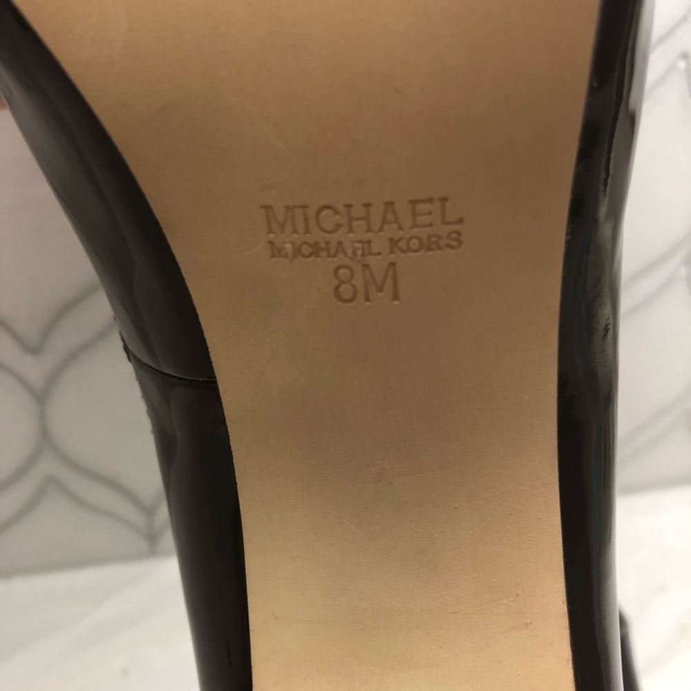 MICHAEL Michael Kors Dark Brown Patent Leather - Picture 4 of 6
